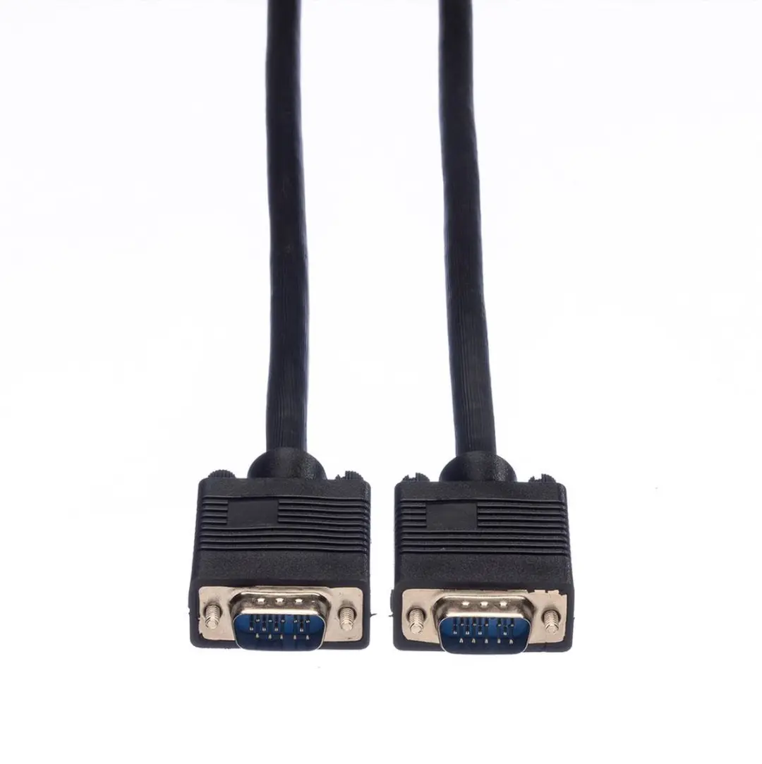 Value HQ VGA Kabel HD15 M/M 6m - Zwart