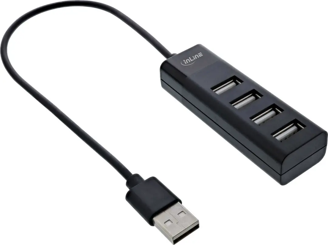 InLine USB Hub 4x USB-A 0,3m