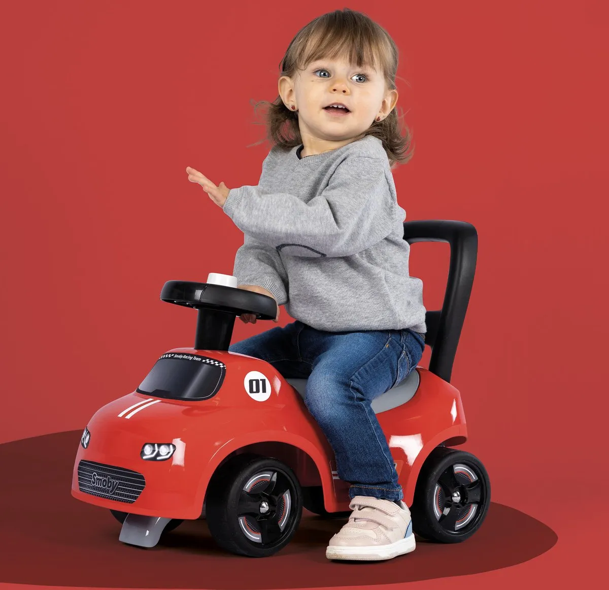 Smoby Ride-On Auto 7600720541 - Rood