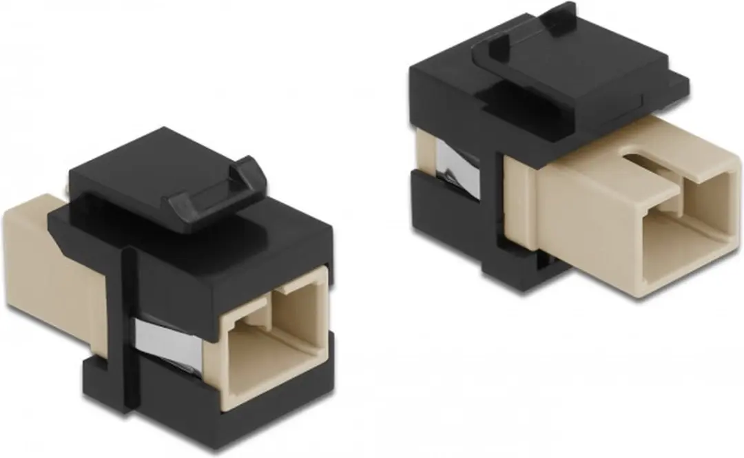 Delock Keystone Module SC Simplex - Beige/Zwart