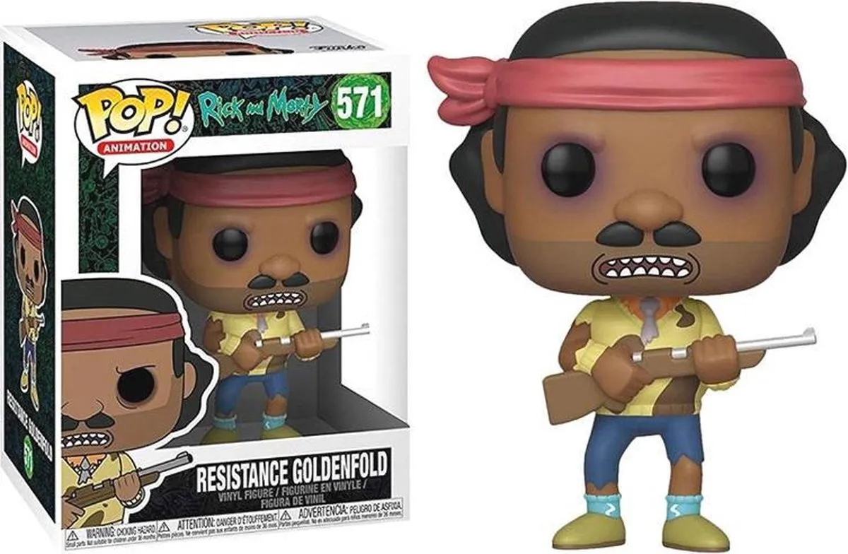 Funko Pop! Rick & Morty MR Goldenfold Freedom Fighter - 40256 - afbeelding 4 van 5