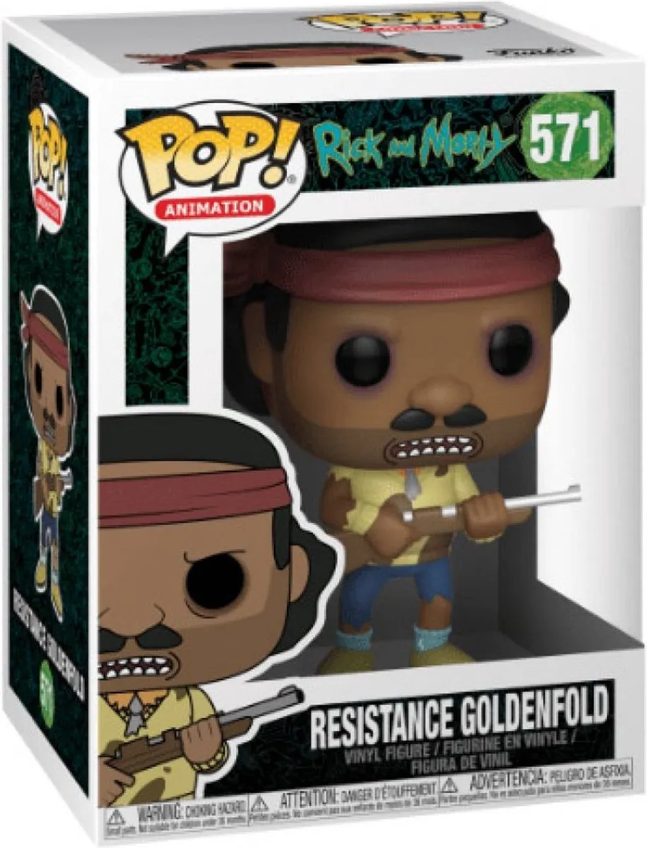 Funko Pop! Rick & Morty MR Goldenfold Freedom Fighter - 40256 - afbeelding 2 van 5