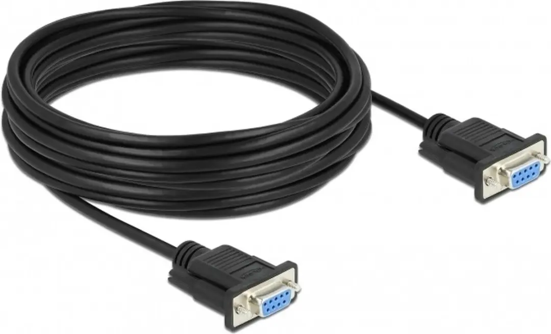 Delock RS-232 Null Modem Kabel 10m - D-Sub 9 Female