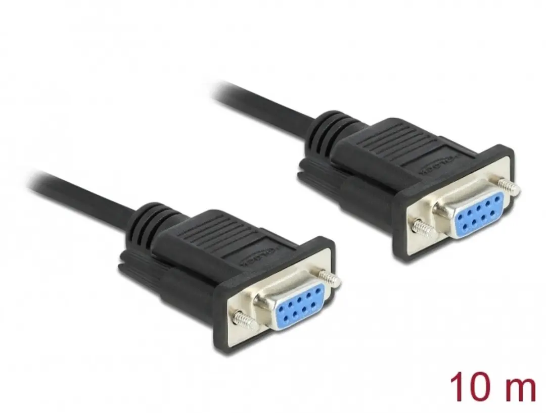 Delock RS-232 Null Modem Kabel 10m