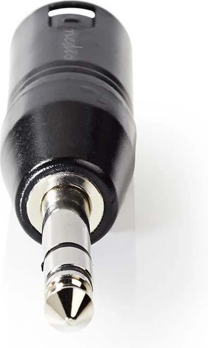 Nedis XLR-Adapter COTP15943BK - 3-Pins Male naar 6,35mm Male - Zwart