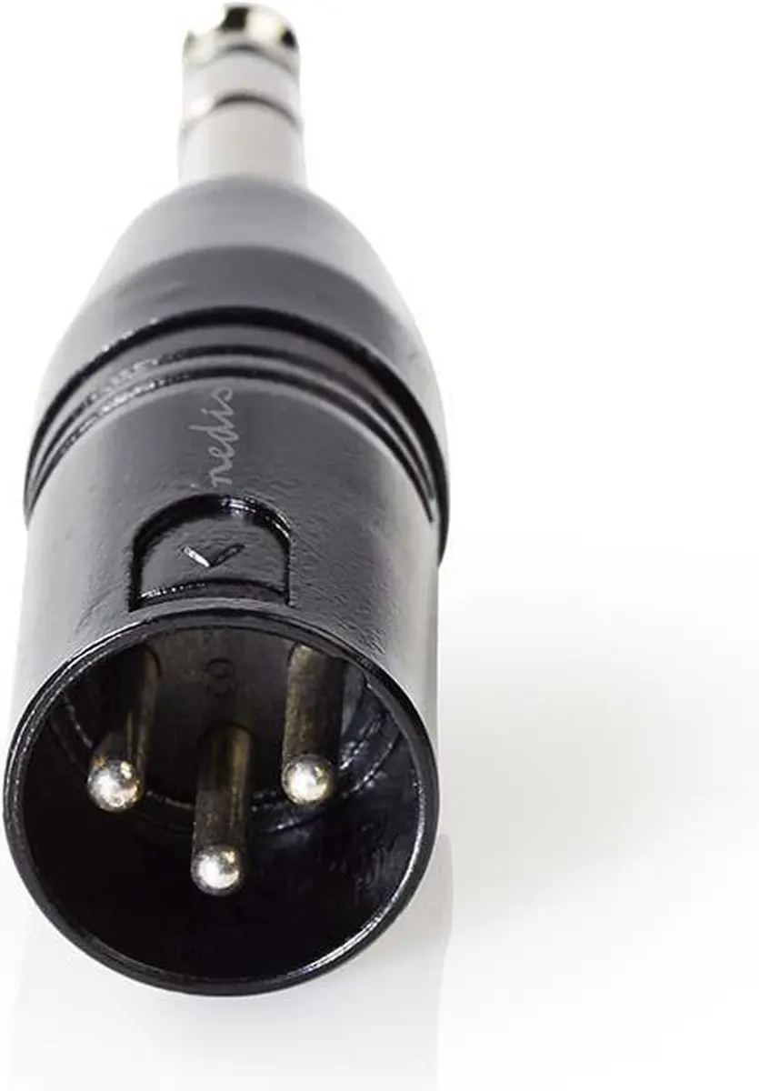 Nedis XLR-Adapter COTP15943BK - 3-Pins Male naar 6,35mm Male - Zwart - afbeelding 6 van 6