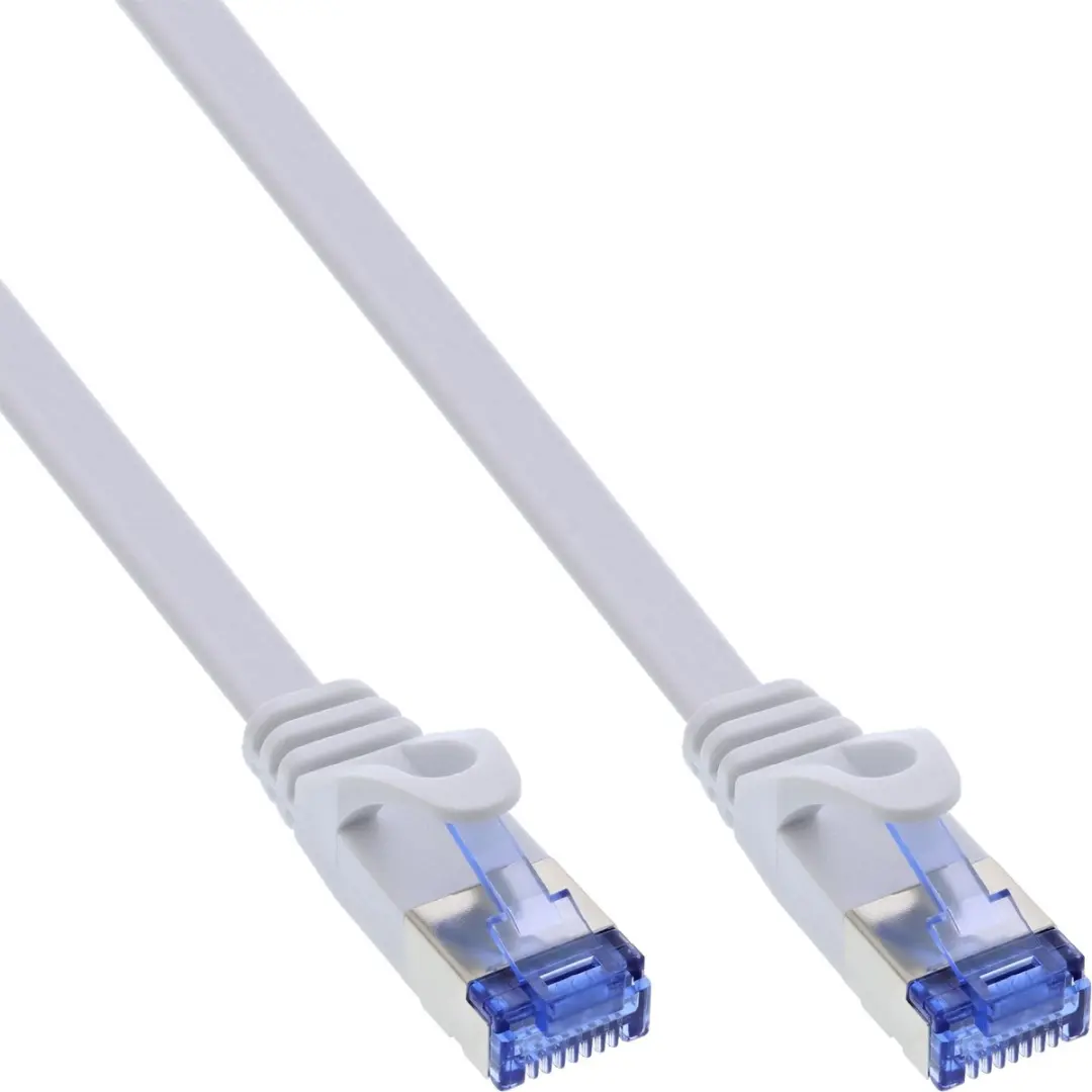 InLine UFTP CAT6a Platte Netwerkkabel Wit 5m