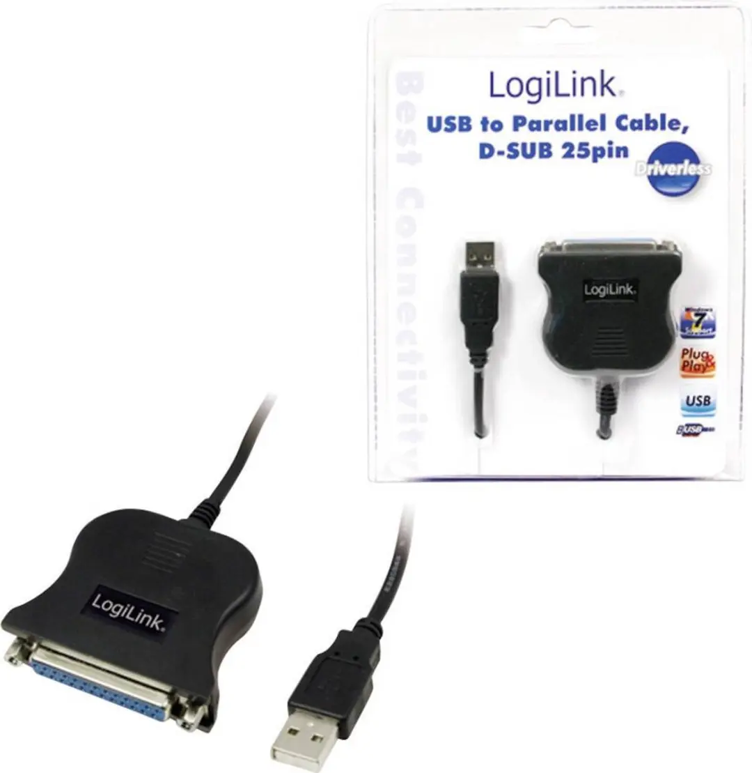 Logilink UA0054 USB 1.1 Aansluitkabel - 1.50m - Zwart