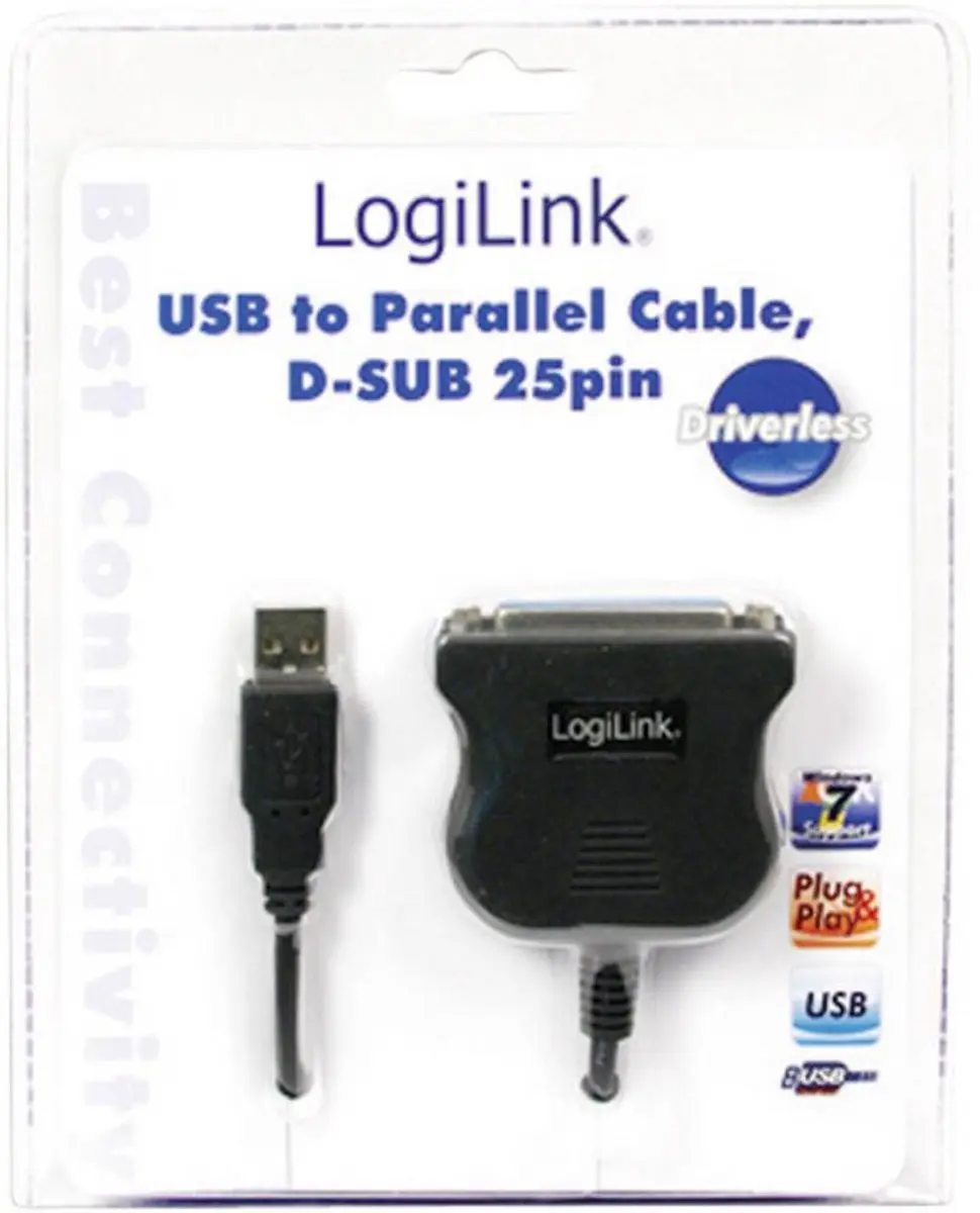 Logilink UA0054 USB 1.1 Aansluitkabel - 1.50m - Zwart