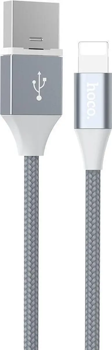 Hoco Lightning Kabel Magnetisch 100cm - Grijs