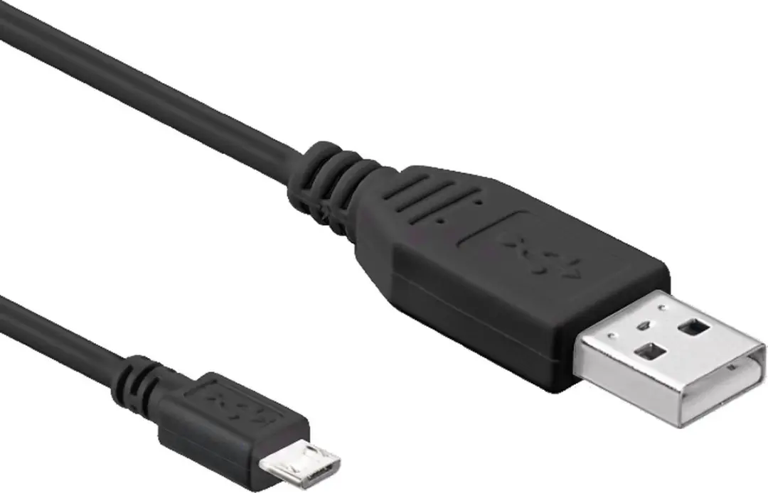 Goobay USB2.0 Micro-B naar USB-A Kabel 0,3m - 10 Stuks - Zwart