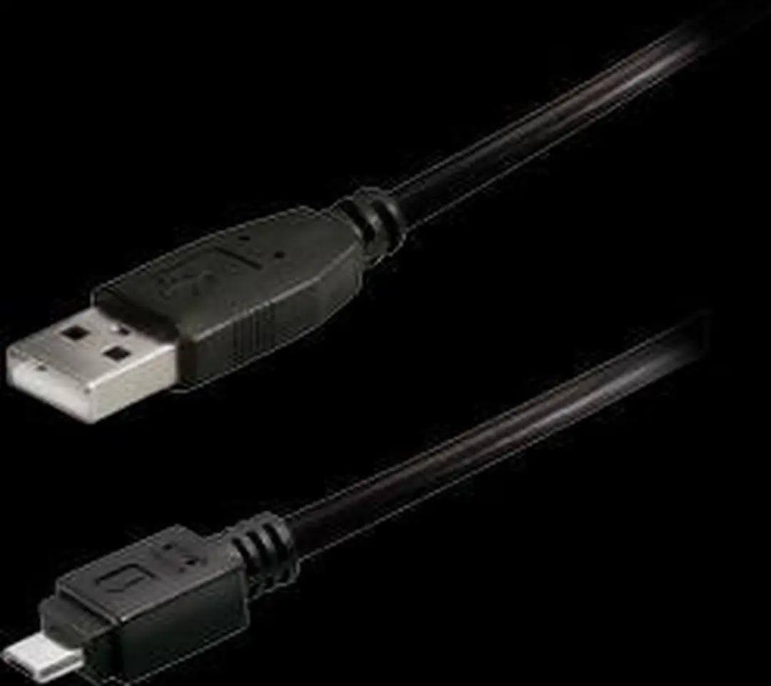 Goobay USB2.0 Micro-B naar USB-A Kabel 0,3m - 10 Stuks - Zwart - afbeelding 6 van 6