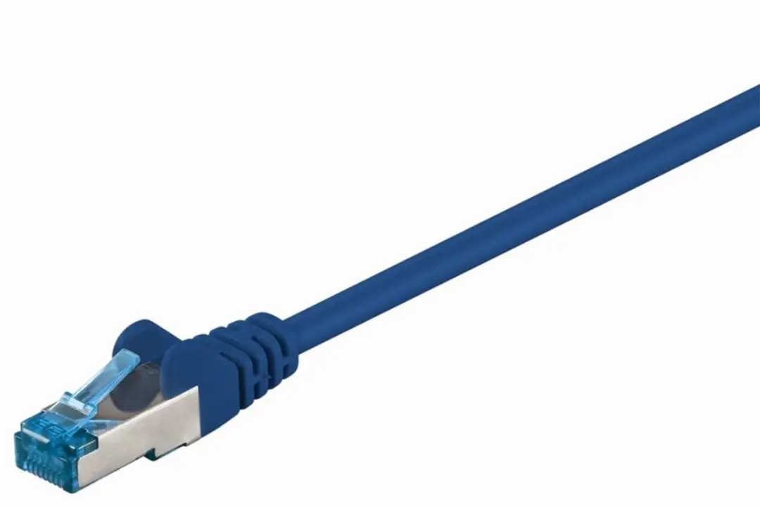Goobay CAT 6A Netwerkkabel S/FTP Blauw