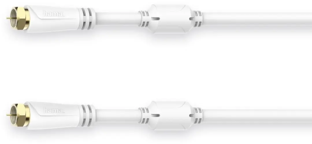 Hama SAT-aansluitkabel F-connector Verguld 10m