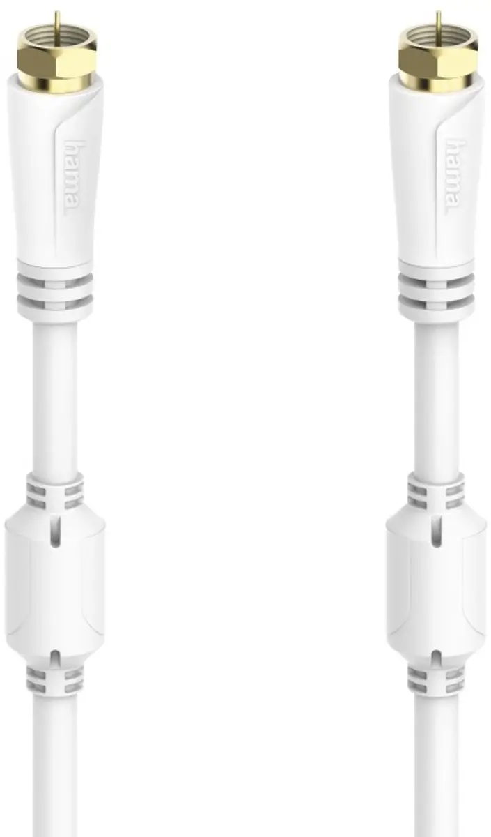 Hama SAT-aansluitkabel F-connector Verguld 10m