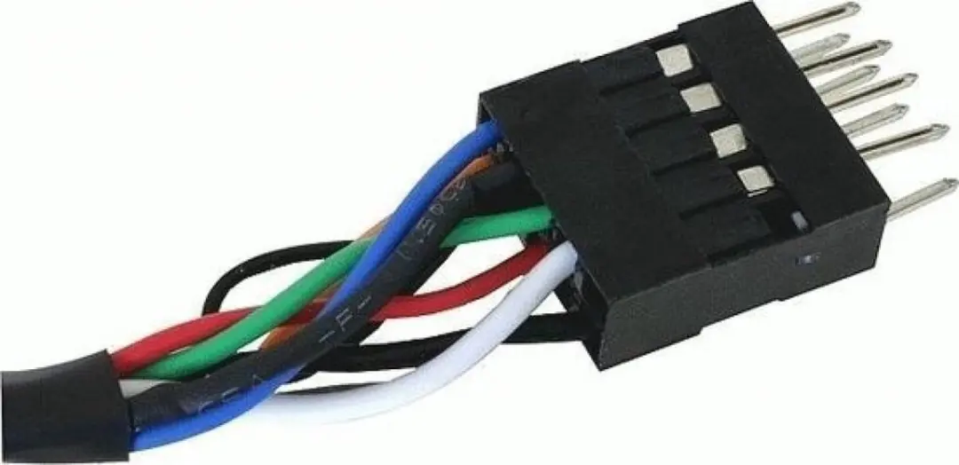 Delock FireWire A naar Pinheader Kabel - Zwart