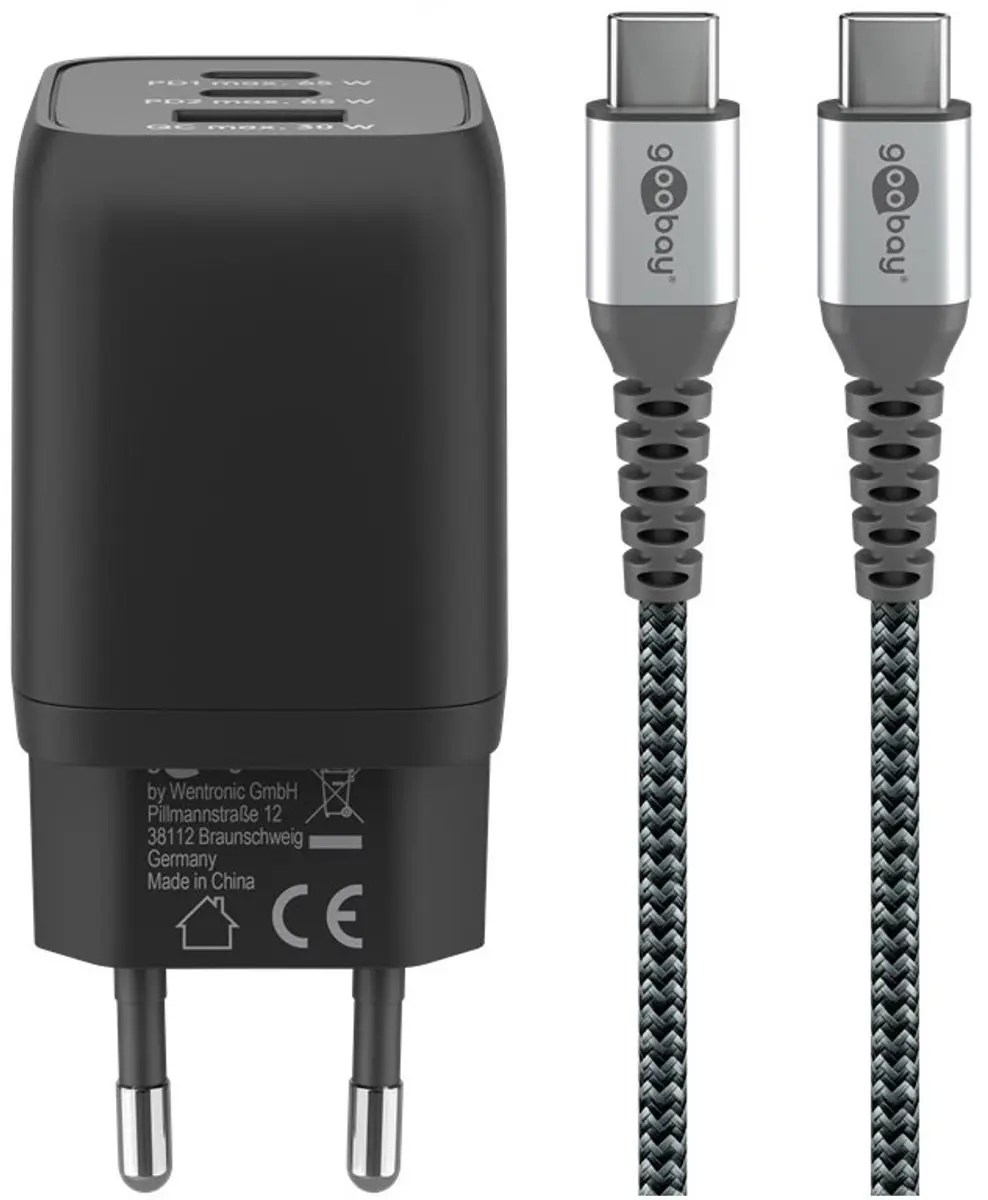Goobay 70180 USB-C Lader 65W