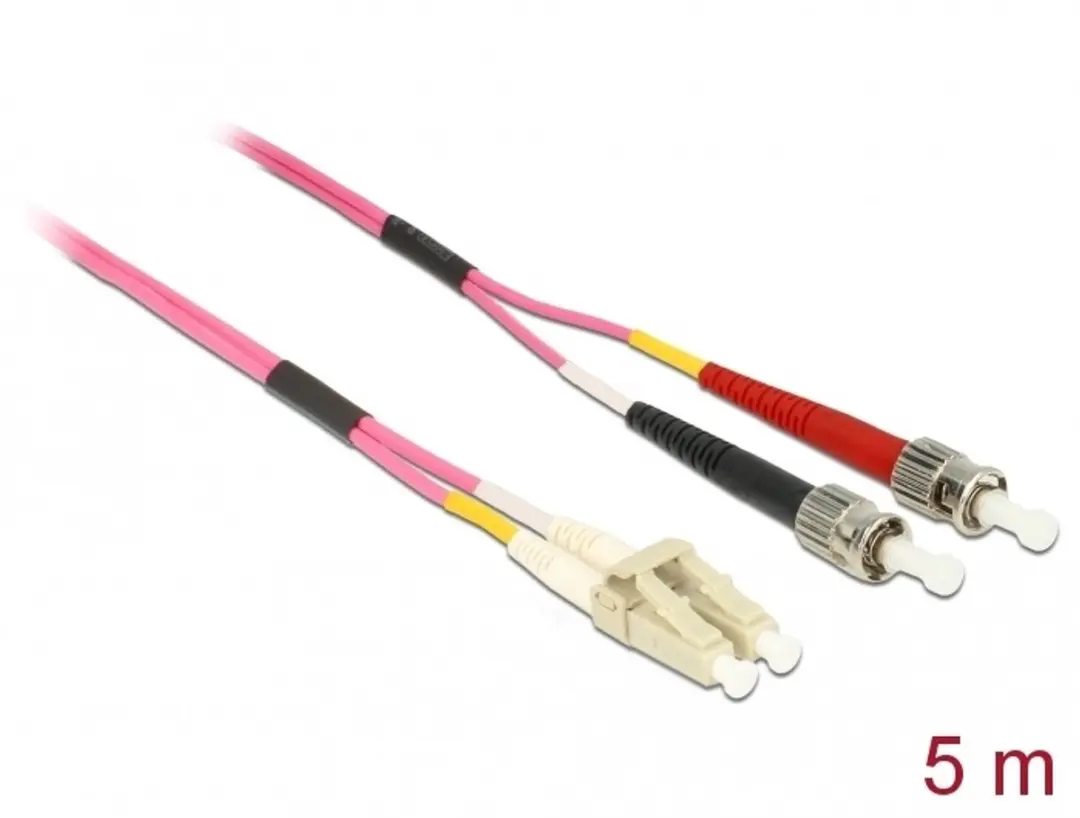 Delock LC-ST OM4 Patchkabel 5m