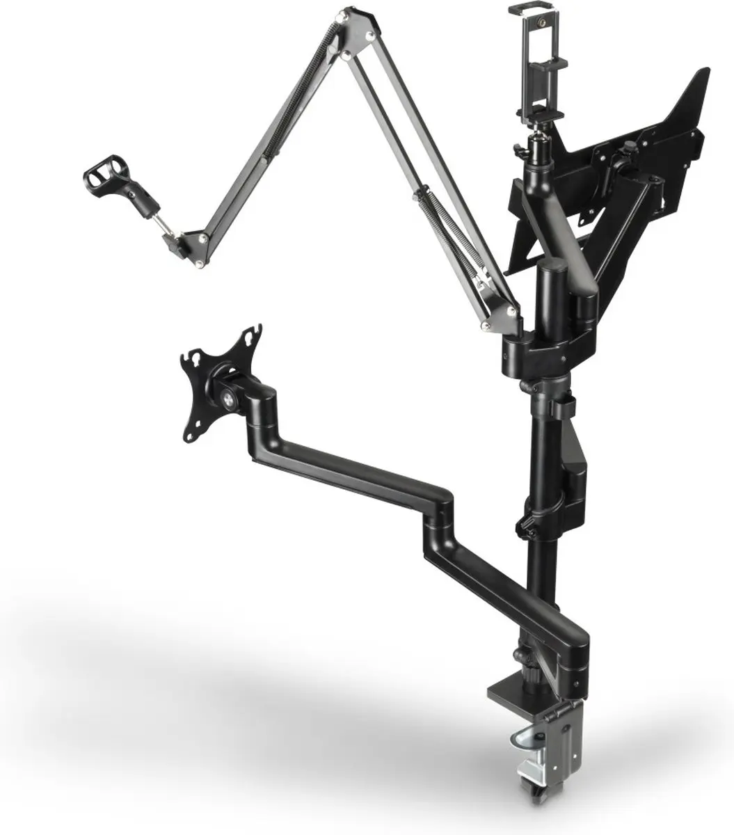 Hama Monitorarm 00004663 - 4-Armig - 13-32" - Zwart - afbeelding 6 van 6