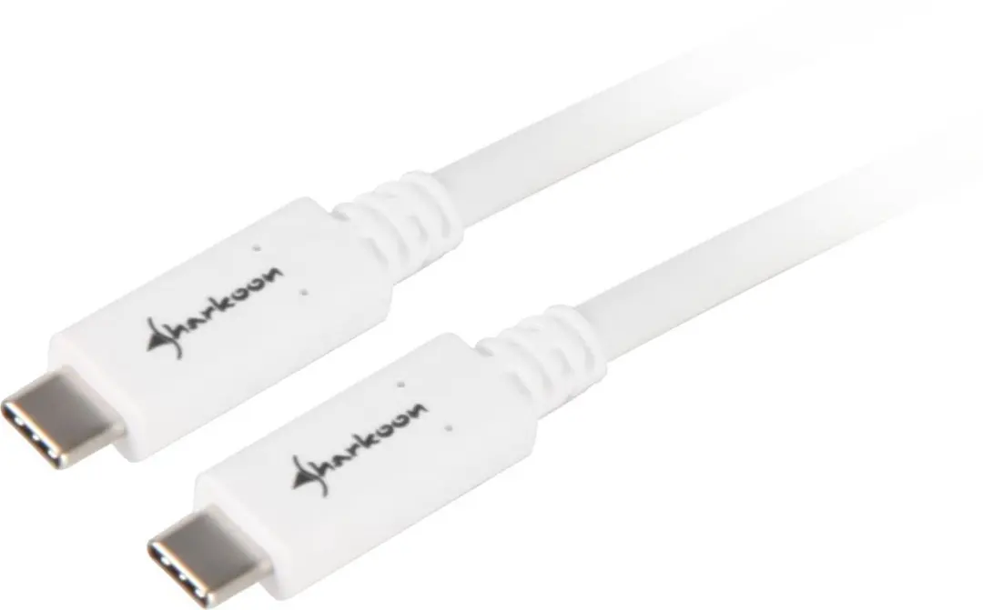Sharkoon USB-C Kabel 1m USB 3.2 Gen 1 - Wit