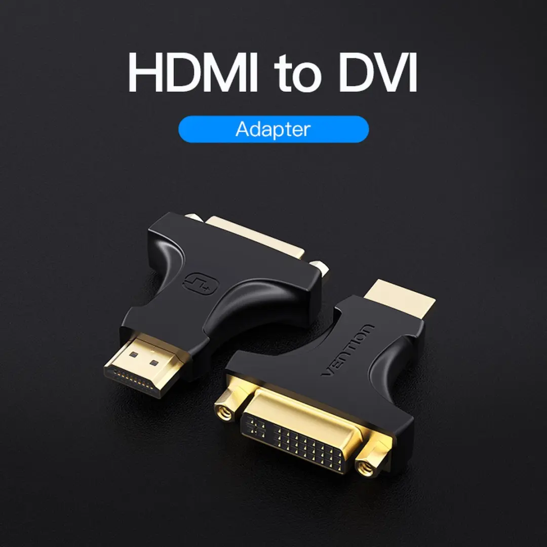 Vention HDMI naar DVI Adapter - Zwart