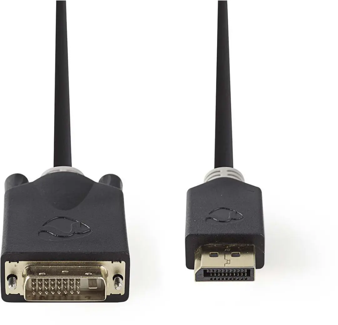 Nedis DisplayPort-DVI Kabel 4K@30Hz 2m - Verguld - Antraciet - afbeelding 6 van 6
