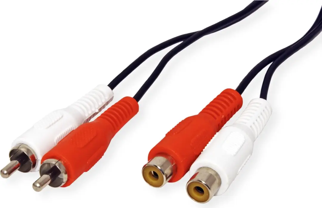 Value RCA Verlengkabel Duplex M/F 5m
