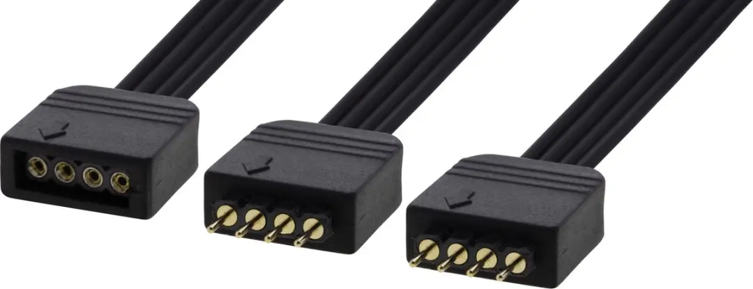 Deltaco GAM-059 LED Strip 2-wegs Splitterkabel