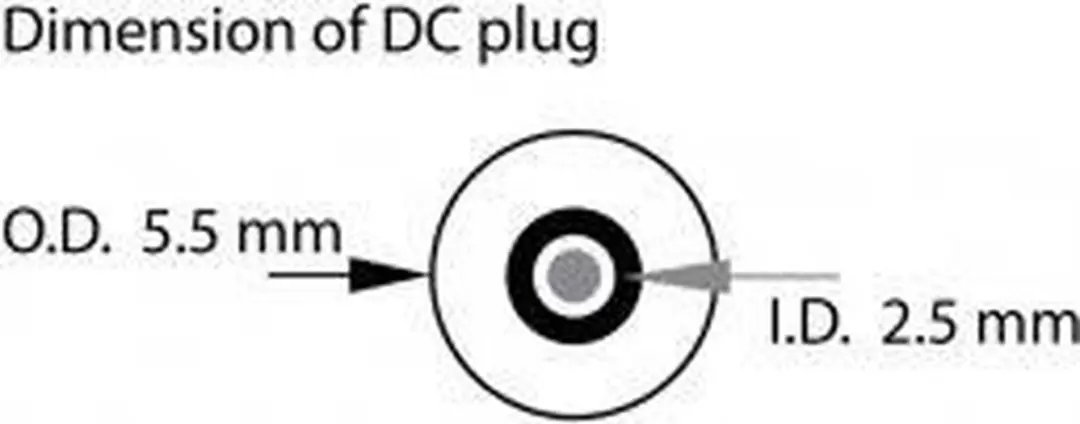 Delock Passieve PoE-adapter RJ45 - DC 5,5x2,5mm - 0,20m