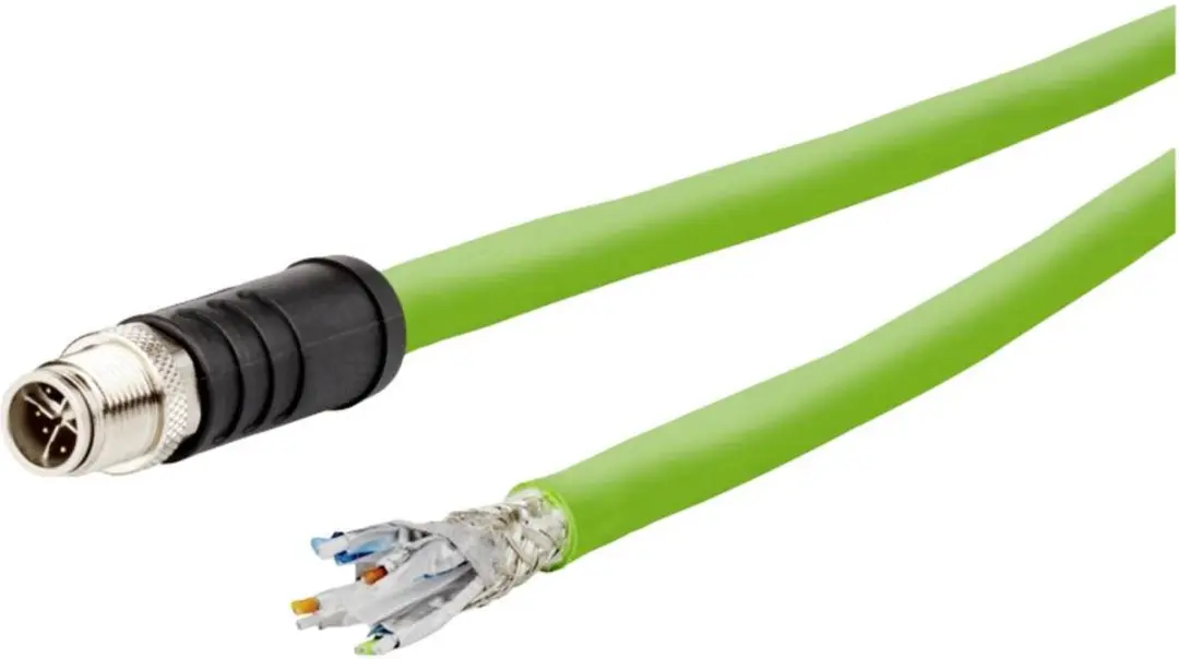Metz Connect 142M6X10020 M12 Netwerkkabel CAT 6A 2.00m