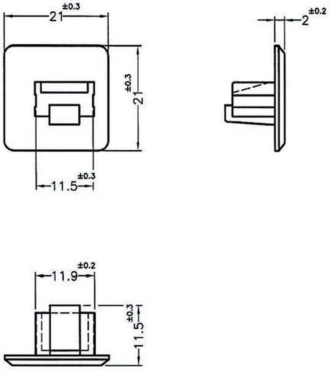 Delock RJ45 Afsluitdoppen 10 Stuks - Wit