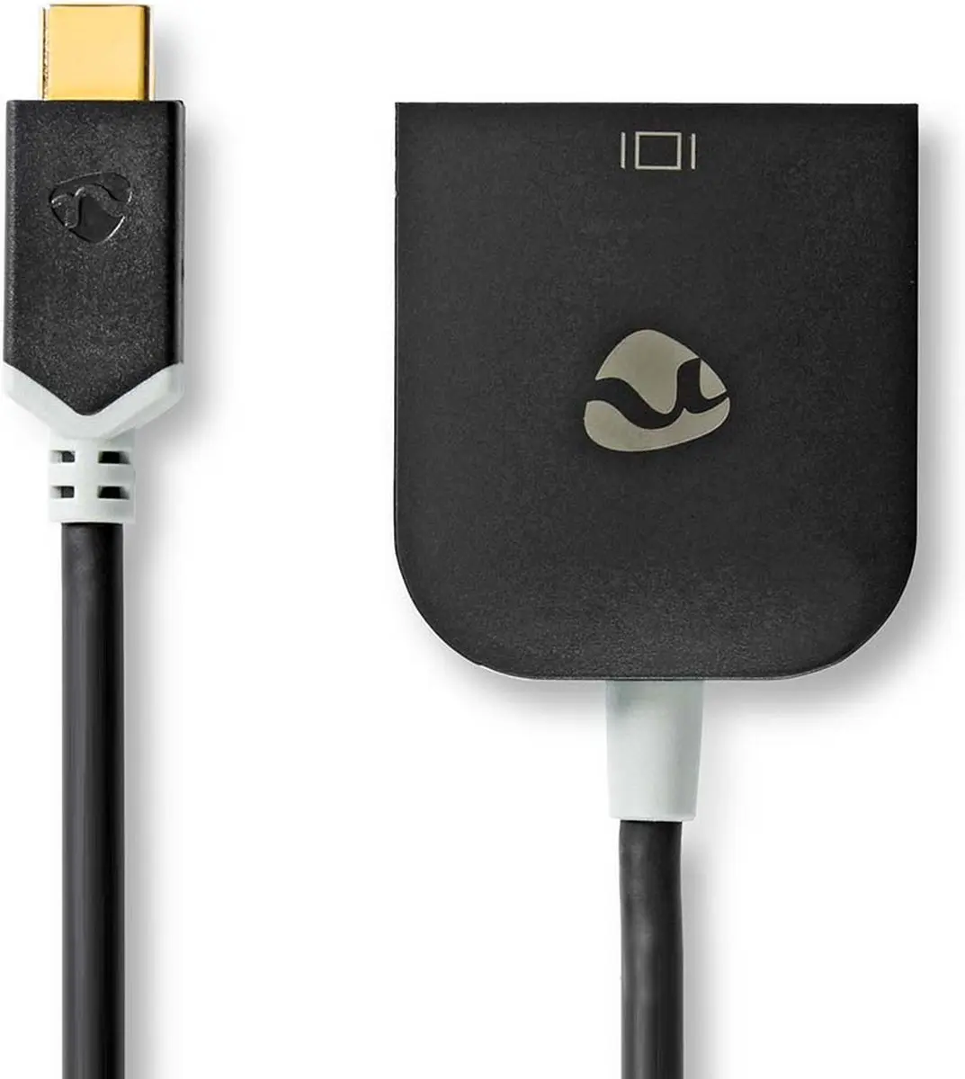 Nedis USB-C VGA Adapter CCBW64852AT02 - 1920x1200 - 0,2m - Antraciet