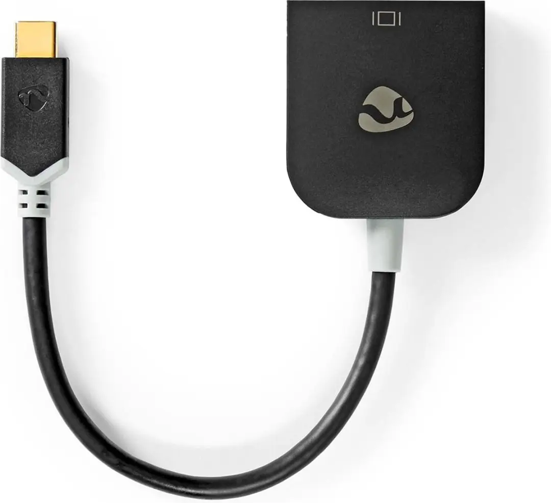 Nedis USB-C VGA Adapter CCBW64852AT02 - 1920x1200 - 0,2m - Antraciet