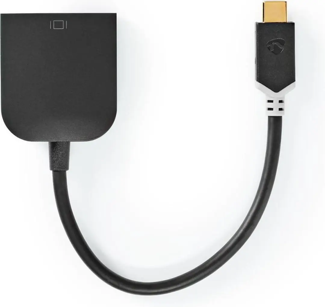 Nedis USB-C VGA Adapter CCBW64852AT02 - 1920x1200 - 0,2m - Antraciet - afbeelding 6 van 6
