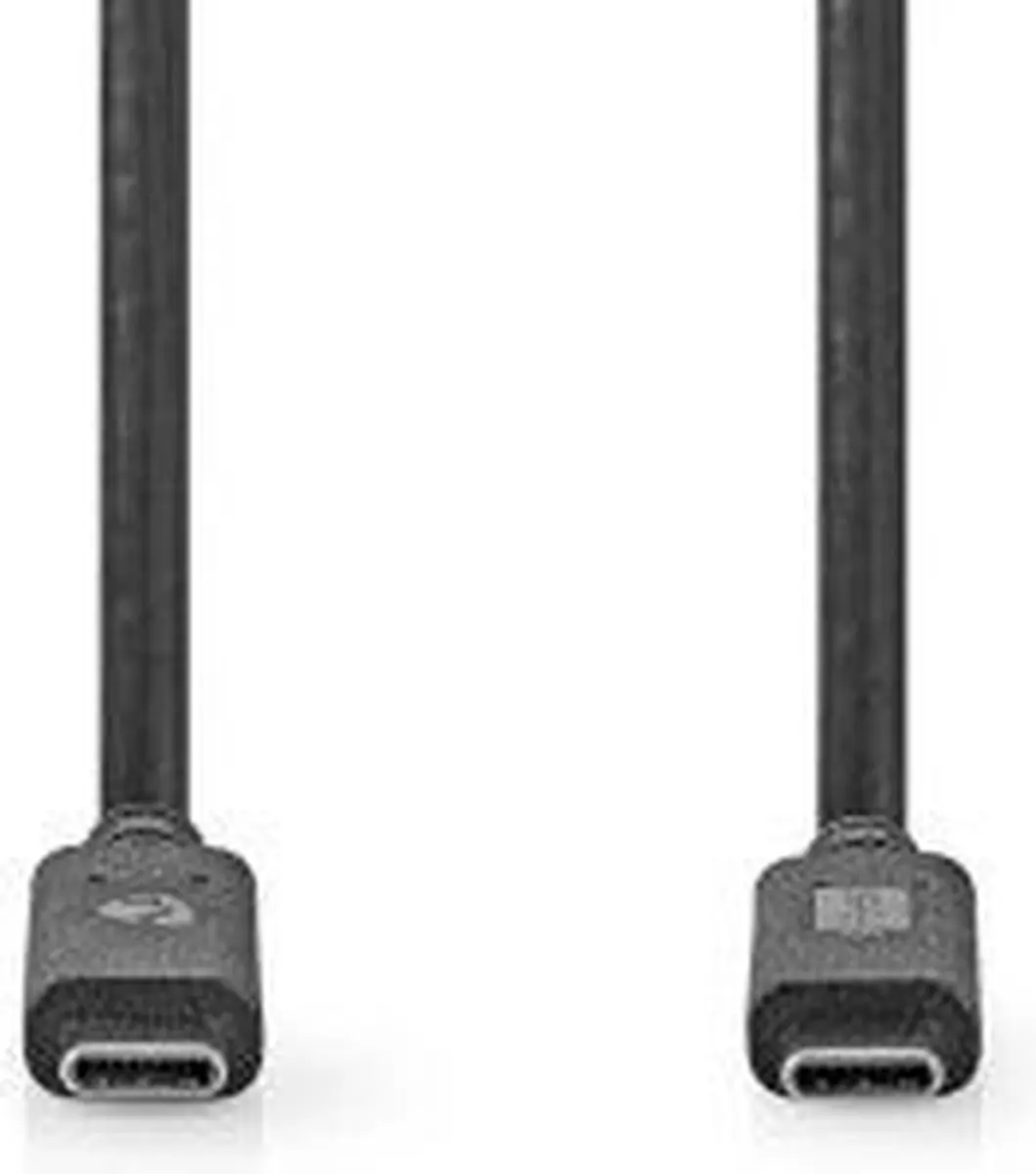 Nedis USB-C Kabel CCGW64700BK20 100W 5Gbps 2m - Zwart