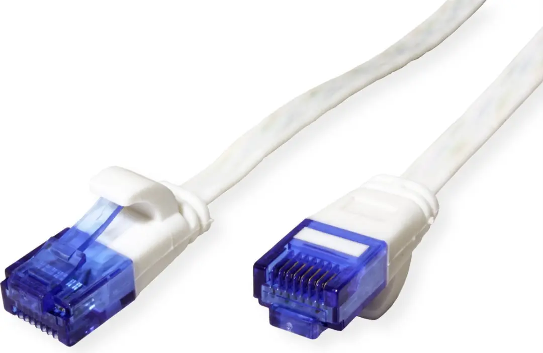 Value UTP Patchkabel Cat.6A Extra Plat Wit 2m