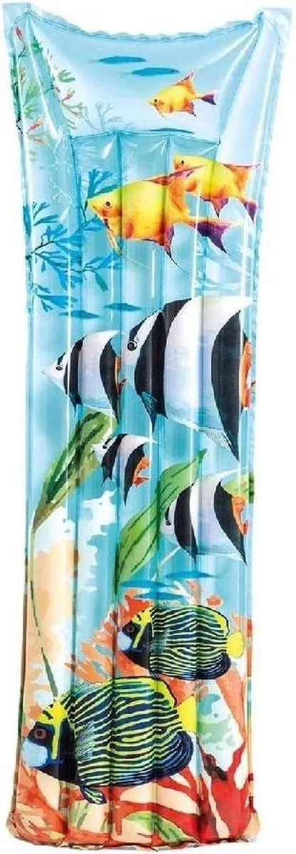 Intex Luchtbed Vissen 183x69cm