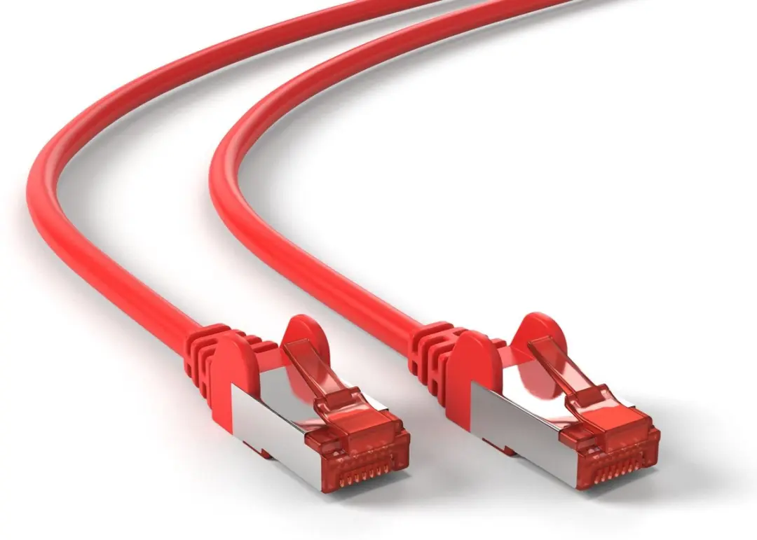 Goobay Wentronic 68278 Cat 6 UTP-kabel RJ45 1m - Rood