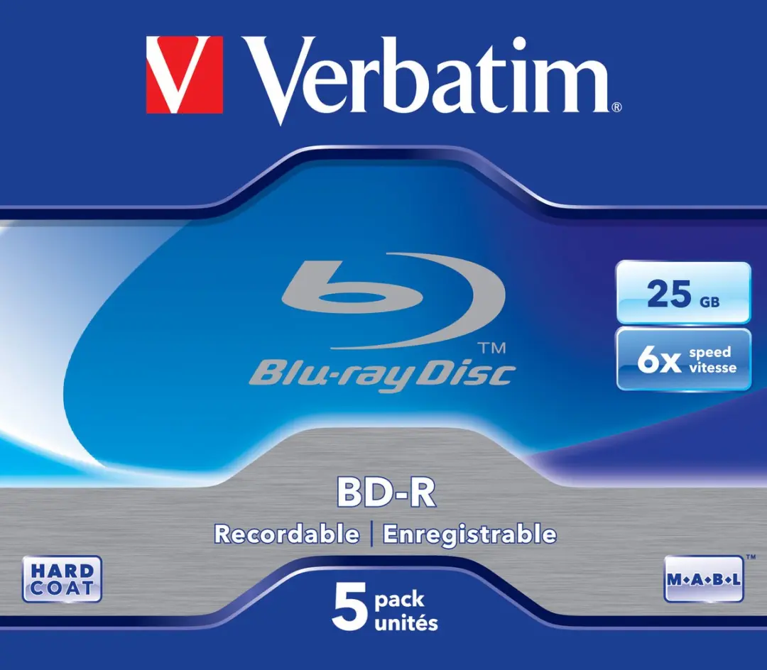 Verbatim 43715 BD-R Schijven 25GB