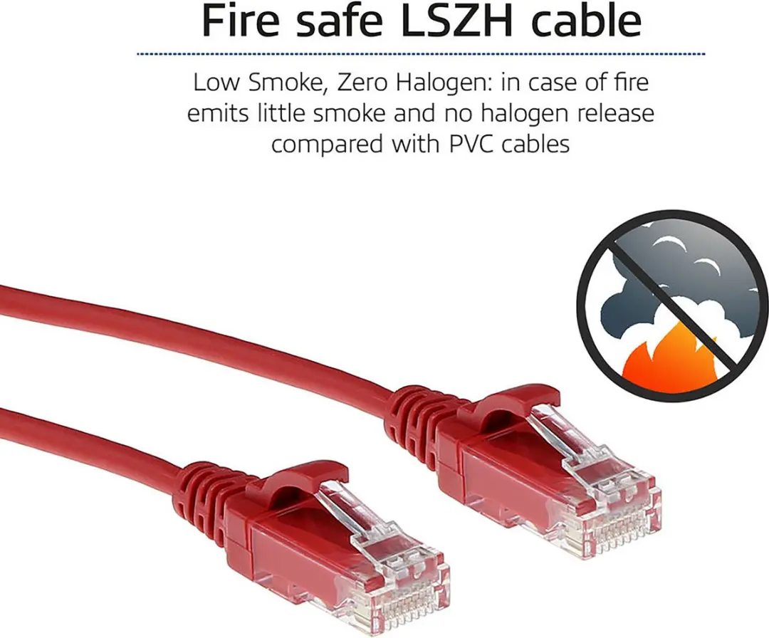 ACT DC9551 Rode CAT6 Patchkabel 1.5m - Snagless