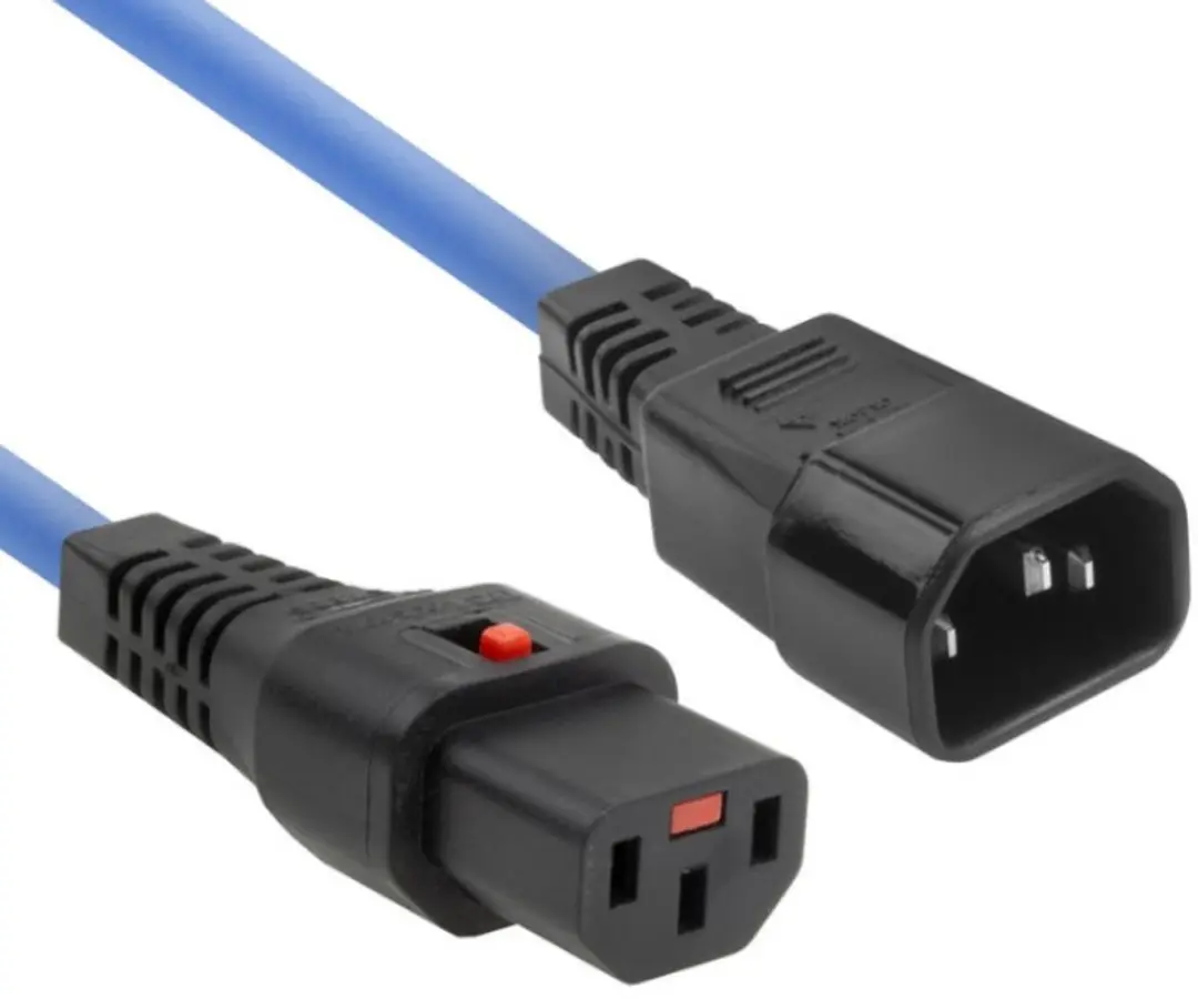 ACT PC1125 AK5199 Netsnoer C13-C14 1,5m - Blauw