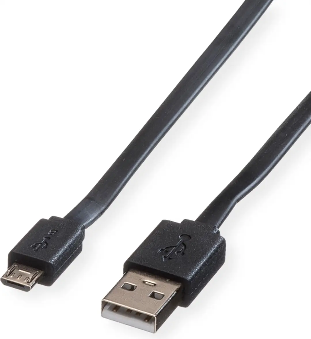 Roline USB A naar Micro USB Kabel 1m