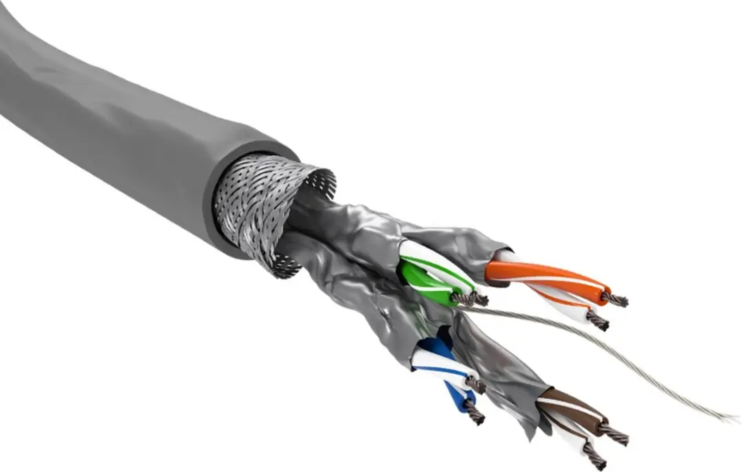 Goobay CAT 6 S/FTP PiMF Netwerkkabel 100m - Grijs