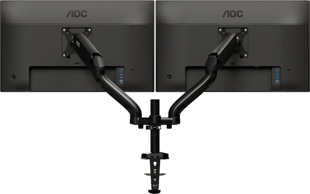 AOC AD110D0 Dual Arm 68,6 cm (27") Zwart