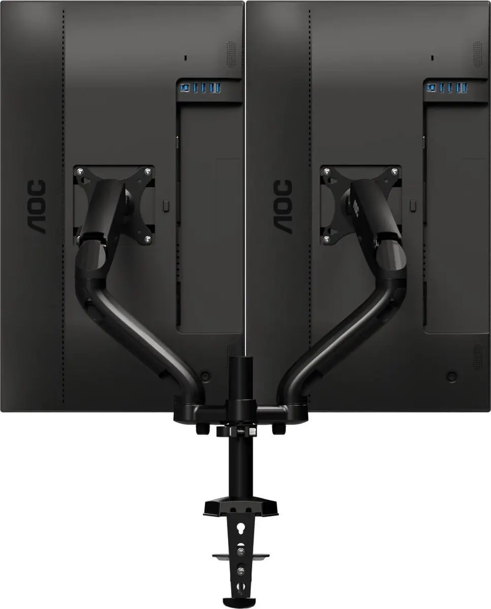 AOC AD110D0 Dual Arm 68,6 cm (27") Zwart