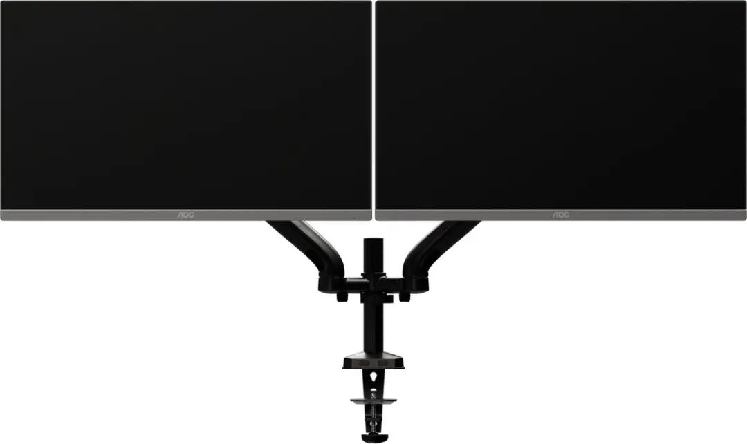 AOC AD110D0 Dual Arm Monitorsteun 27" - Zwart - afbeelding 6 van 6