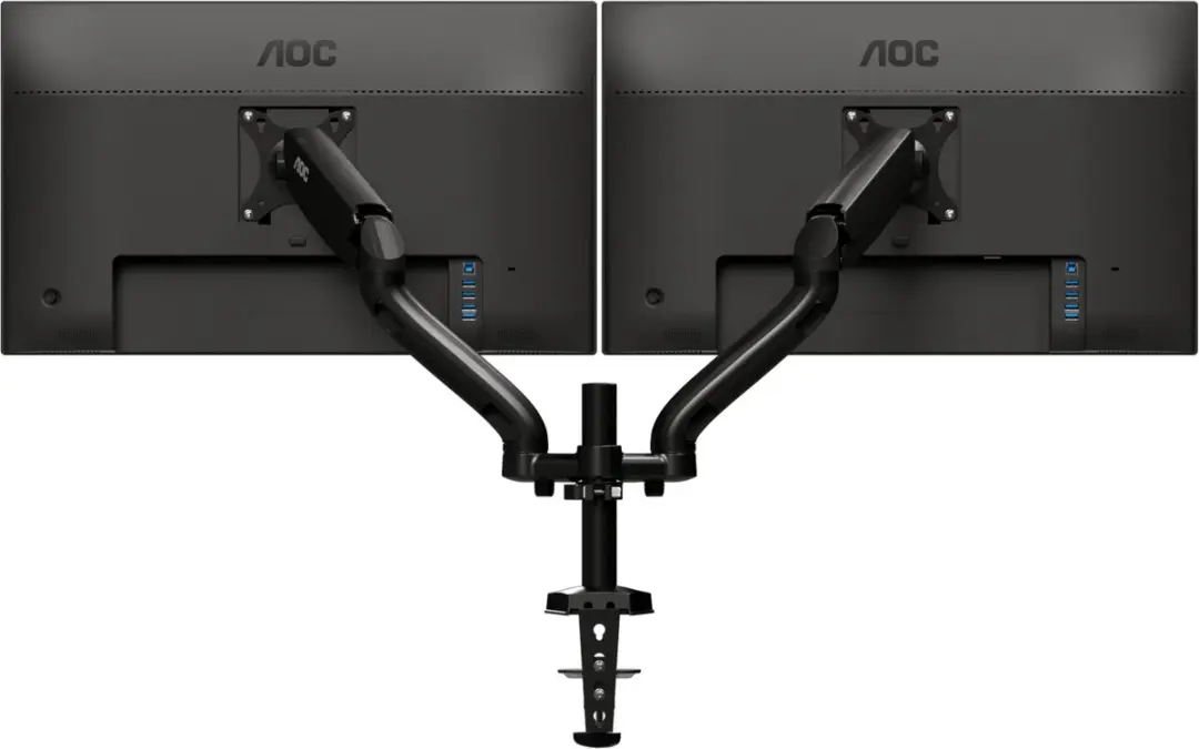 AOC AD110D0 Dual Arm 68,6 cm (27") Zwart