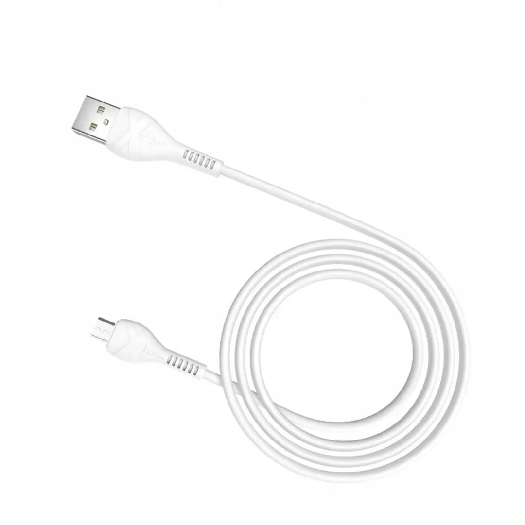 Hoco X37 Micro USB Kabel 1m - 2.4A Snelladen - Wit