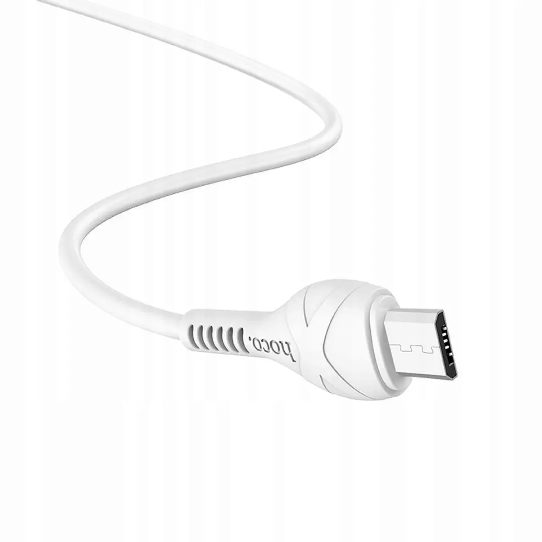 Hoco X37 Micro USB Kabel 1m - 2.4A Snelladen - Wit