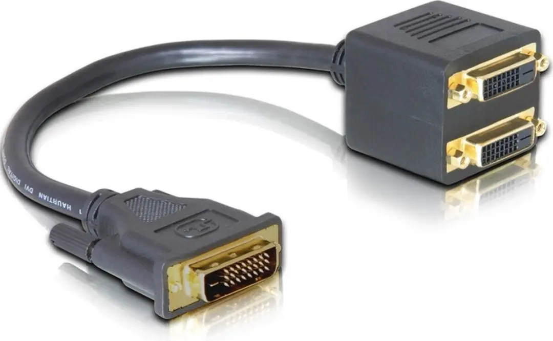 Delock DVI-D Dual Link Splitter 1 naar 2